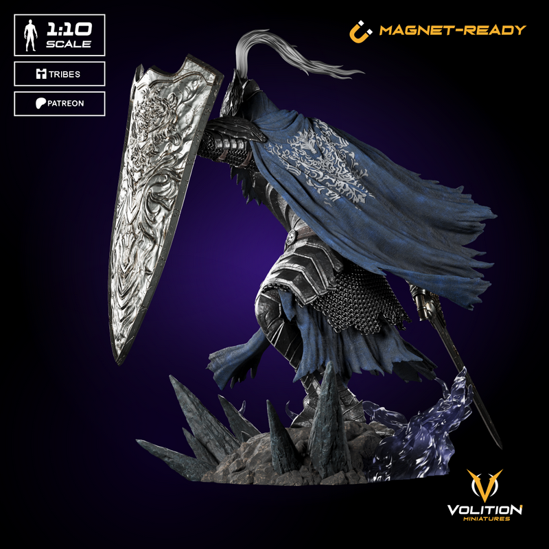 Volition Miniatures - Artorias - 黑魂 - 3D打印模型|Volition Miniatures – Artorias – Dark Souls – Fan Art – 3D Print Model