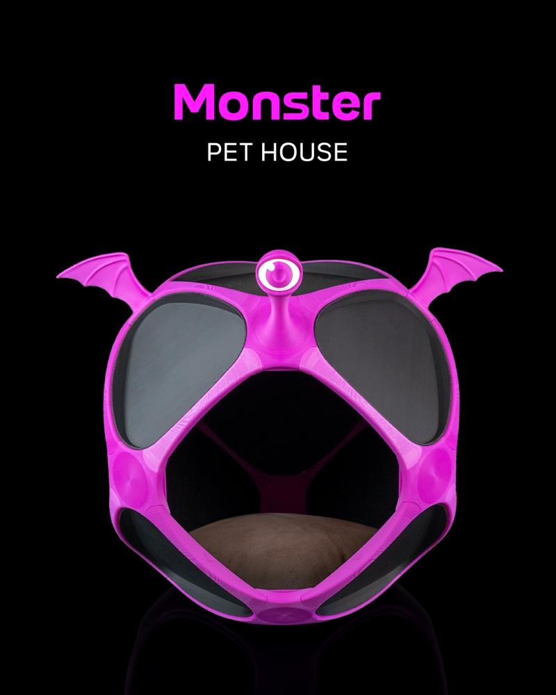 怪物宠物屋 - 3D打印模型|Monster Pet House – 3D Print Model STL