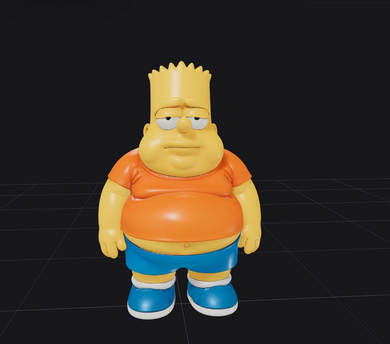 Fatback Bart 3D打印模型|Fatback Bart – 3D Print Model