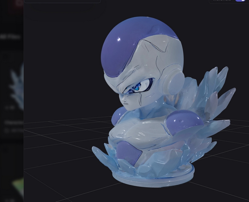 弗利萨3D打印模型|Frieza Bust – 3D Print Model