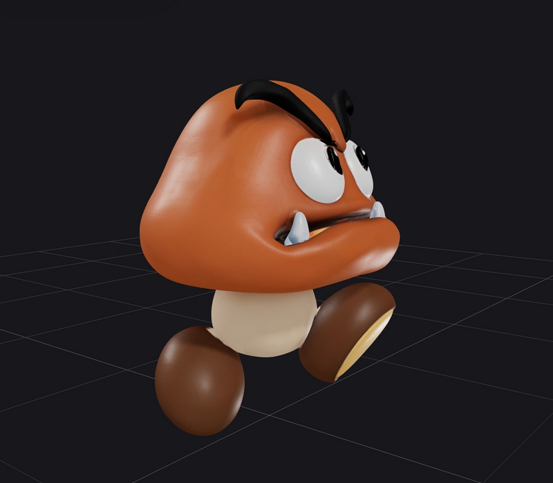 Goomba 3D打印模型|Goomba – 3D Print Model