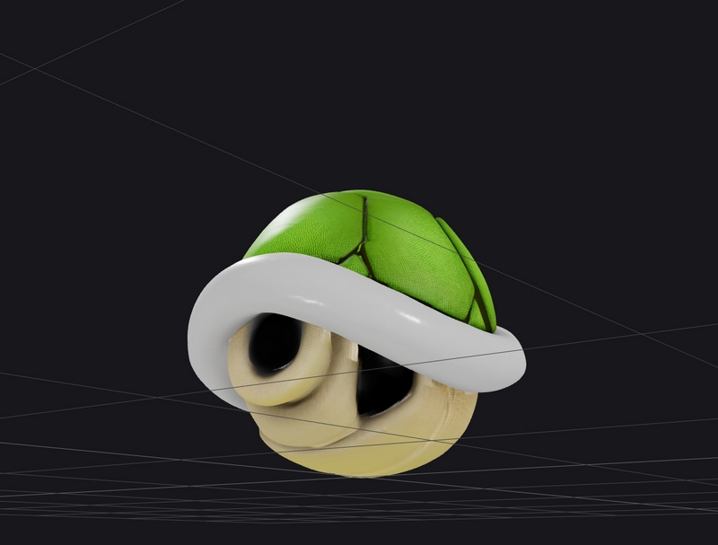 绿海龟壳 - 3D打印模型|Green Turtle Shell – 3D Print Model