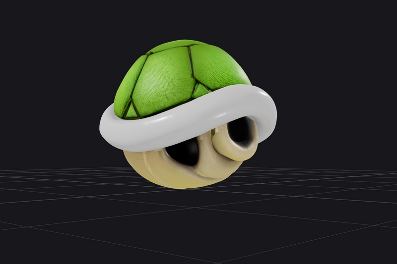 绿海龟壳 - 3D打印模型|Green Turtle Shell – 3D Print Model