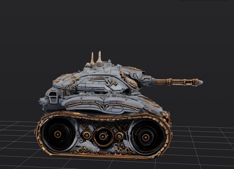 3D打印模型：Fancy Tank角色设计|Fancy Tank – 3D Print Model