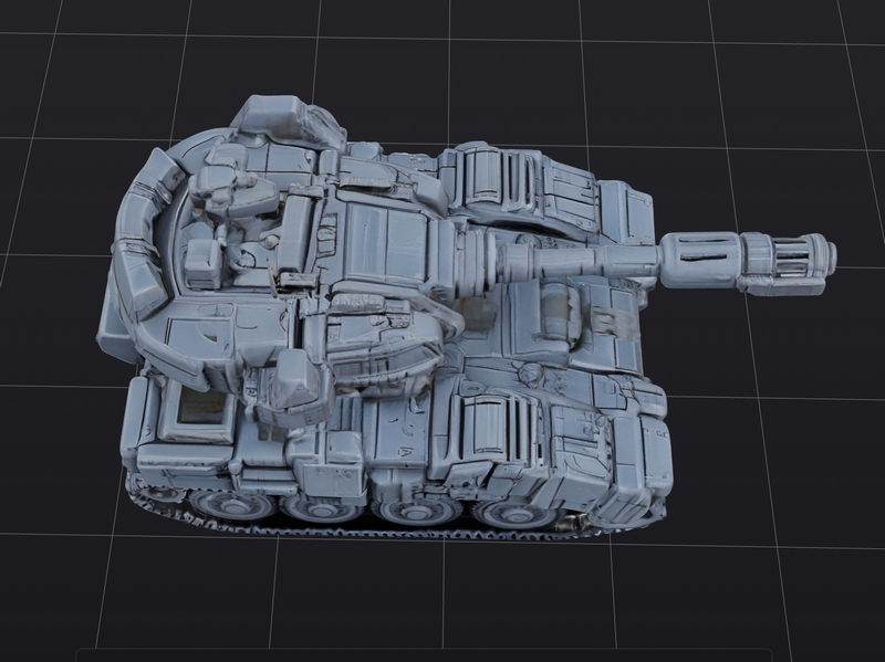 3D打印模型：坦克系列角色造型|Tank – 3D Print Model