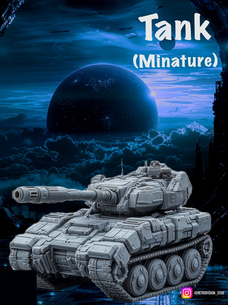 3D打印模型：坦克系列角色造型|Tank – 3D Print Model