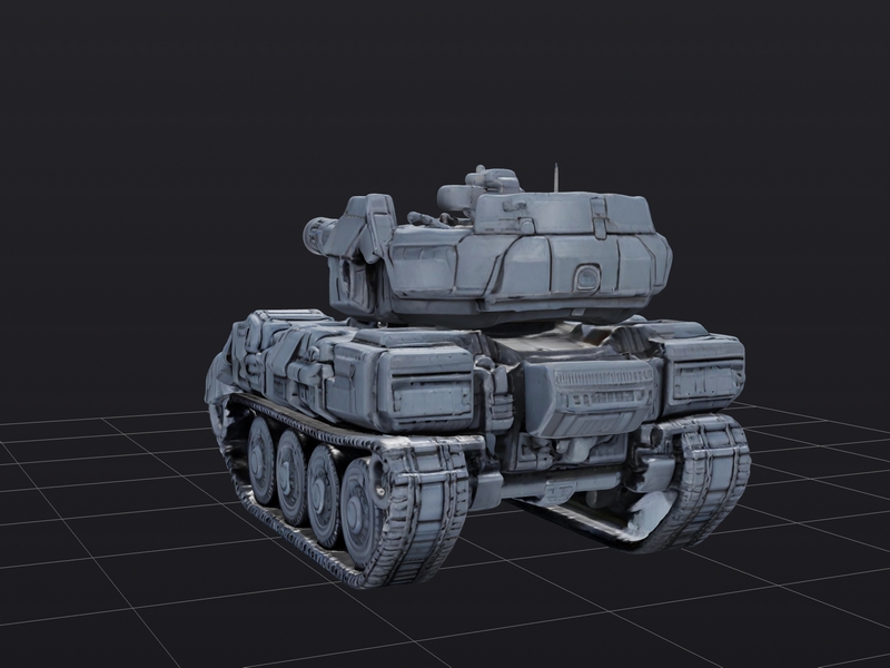 3D打印模型：坦克系列角色造型|Tank – 3D Print Model