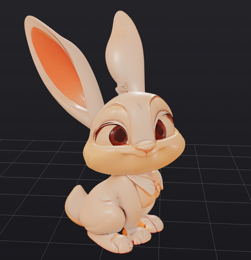 复活节兔子3D打印装饰模型|Easter Bunny Home Decor – 3D Print Model