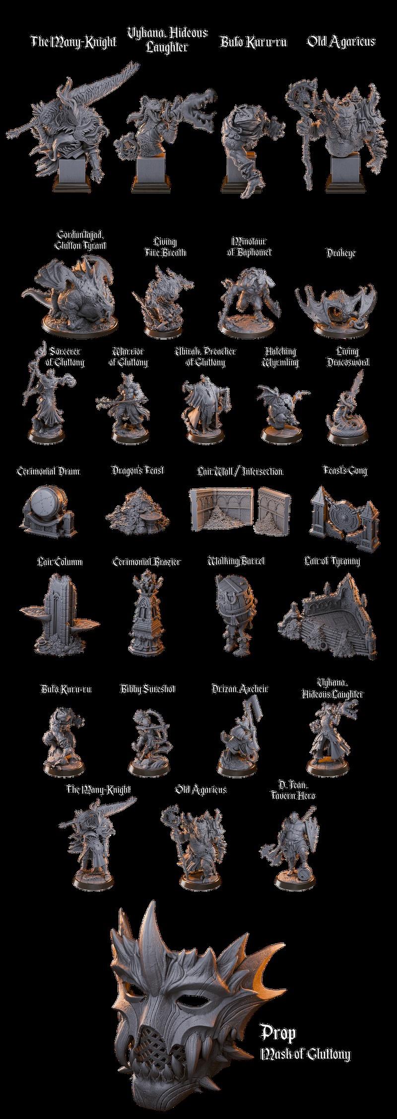 Loot Studios出品《Damn Monsters》3D打印模型|Loot Studios – Damn Monsters – 3D Print Model STL