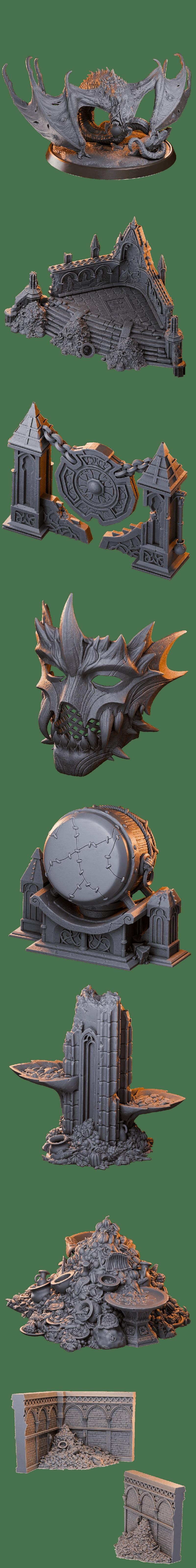 Loot Studios出品《Damn Monsters》3D打印模型|Loot Studios – Damn Monsters – 3D Print Model STL