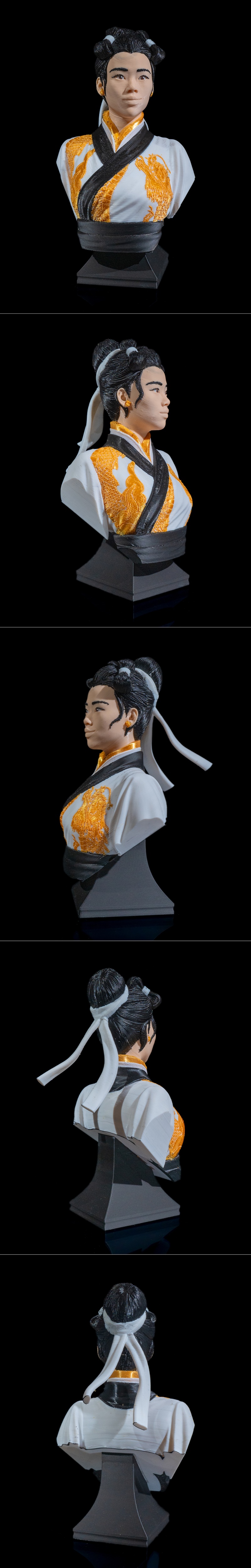世界女性——中国风3D打印模型|Women of the World – Chinese – 3D Print Model STL