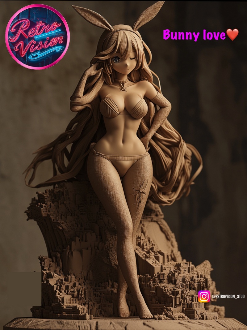 Bunny Love 3D打印模型|Bunny Love – 3D Print Model