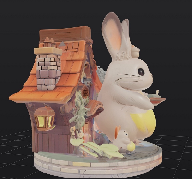 兔兔归来！3D打印模型|Bunny I’m Home! – 3D Print Model