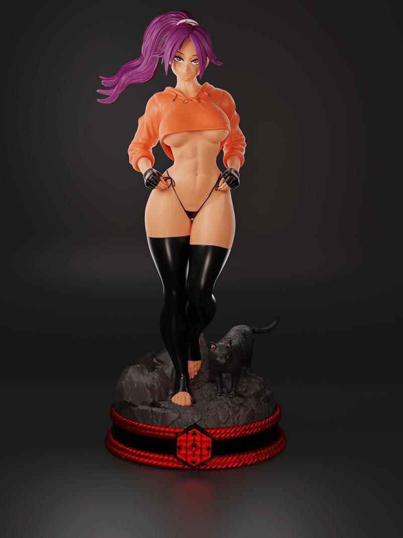 BrunoArt3D - 雾隐 - 3D打印模型|BrunoArt3D – Yoruichi – 3D Print Model STL