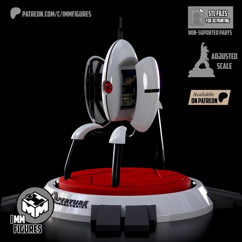 免疫图鉴 - 眼镜塔 - 3D打印模型|Imm Figures – Sentry Turret – 3D Print Model STL