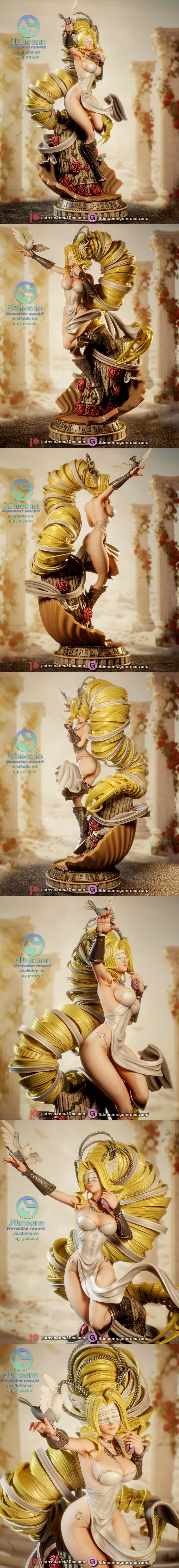 3D打印模型：Digimon 蜘蛛兽|3Dmoonn – Venusmon – Digimon – 3D Print Model STL