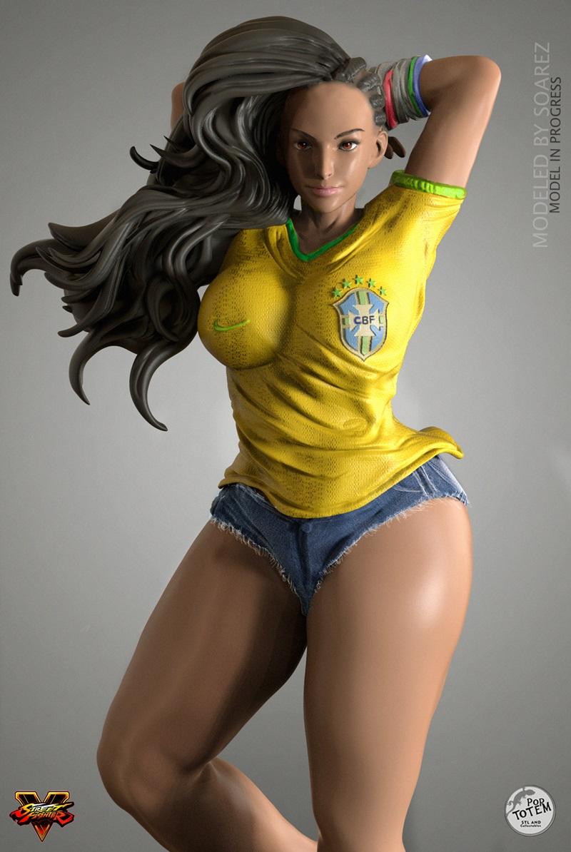 Soarez 3D打印模型：Laura Matsuda角色雕塑 STL文件|Soarez 3d – Laura Matsuda – 3D Print Model STL