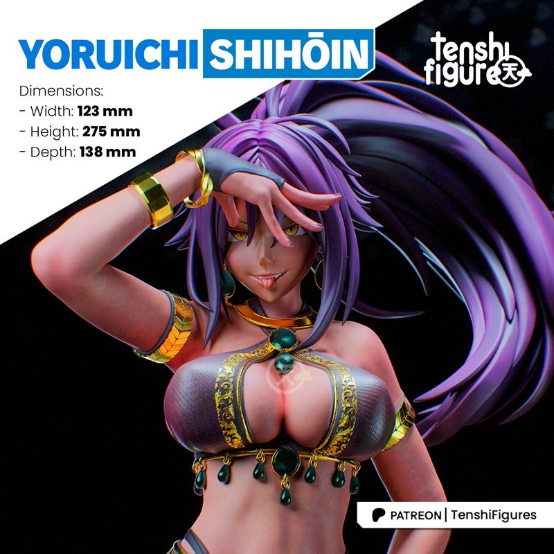 BLEACH 朽木白哉 3D打印模型|Tenshi Figures – Bleach – Yoruichi – 3D Print Model STL