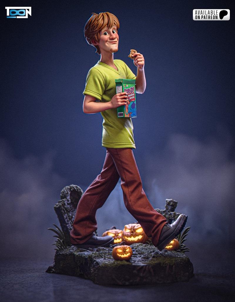 Toon Studios旗下动画角色谢吉3D打印模型|Toon Studios – Shaggy – 3D Print Model STL