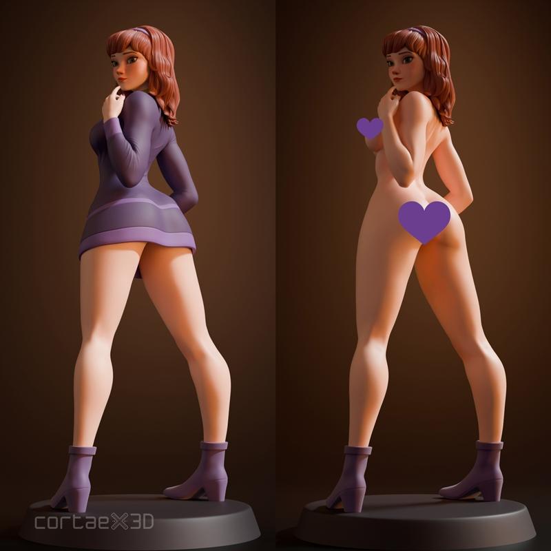 Daphne Blake cosplay 3D打印模型|Сortaex – Daphne Blake Cosplay V1 – 3D Print Model STL