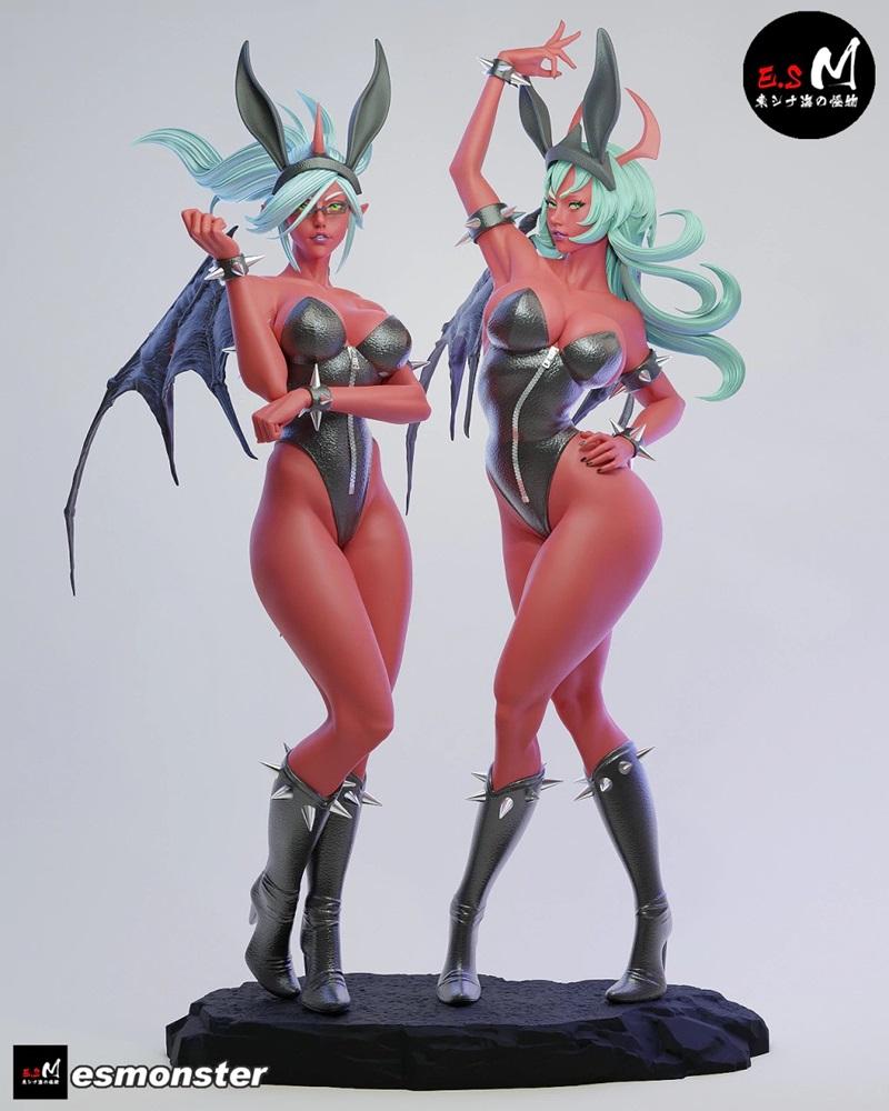 E.S怪物 - 短裤与露肤造型 - 3D打印模型|E.S Monster – Kneesocks & Scanty – 3D Print Model STL