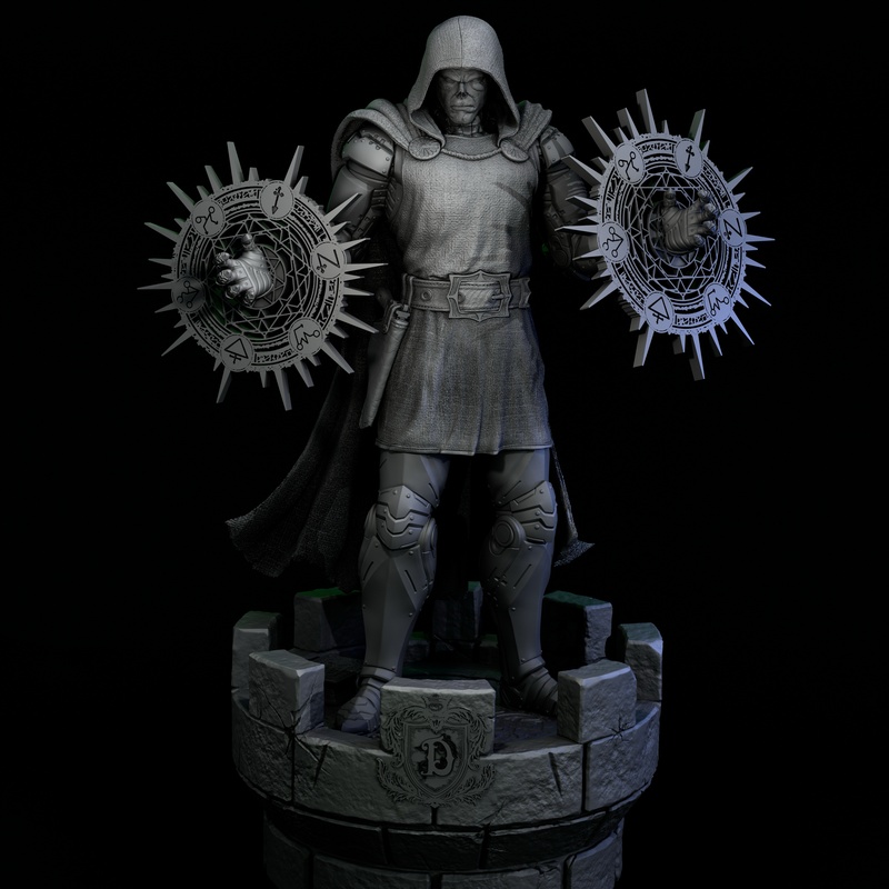 NiceX - 3D打印模型 - 魔法石板：绿巨人（绿巨人）|NiceX – Dr Doom – 3D Print Model