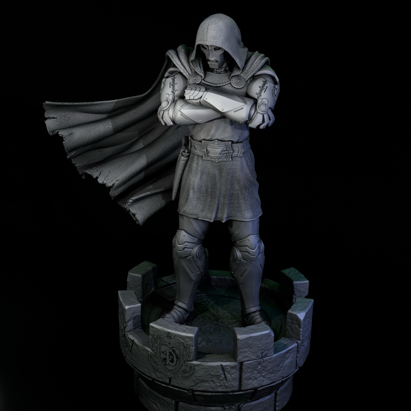 NiceX - 3D打印模型 - 魔法石板：绿巨人（绿巨人）|NiceX – Dr Doom – 3D Print Model