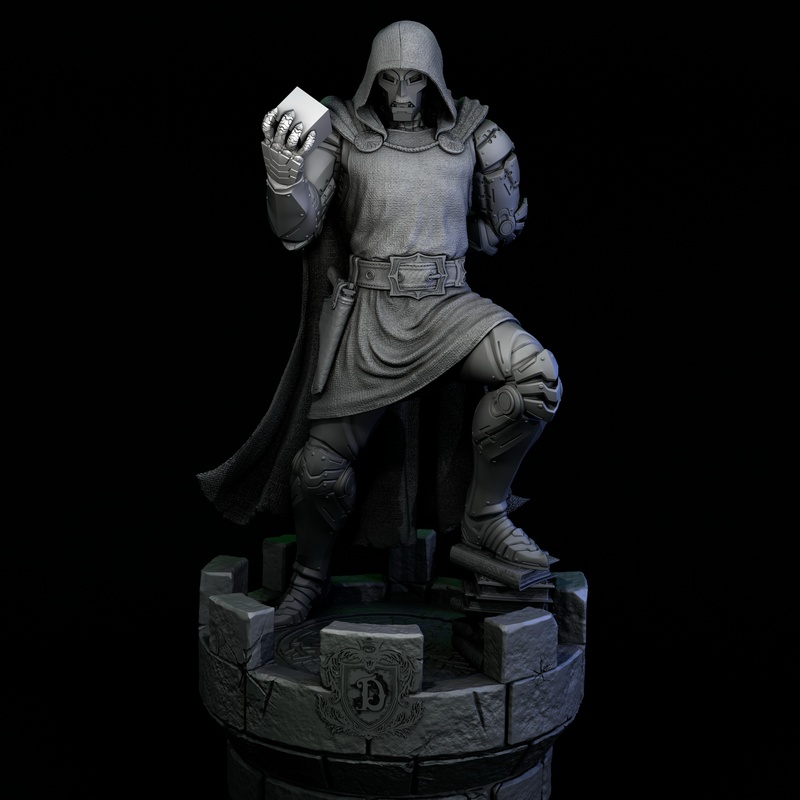 NiceX - 3D打印模型 - 魔法石板：绿巨人（绿巨人）|NiceX – Dr Doom – 3D Print Model