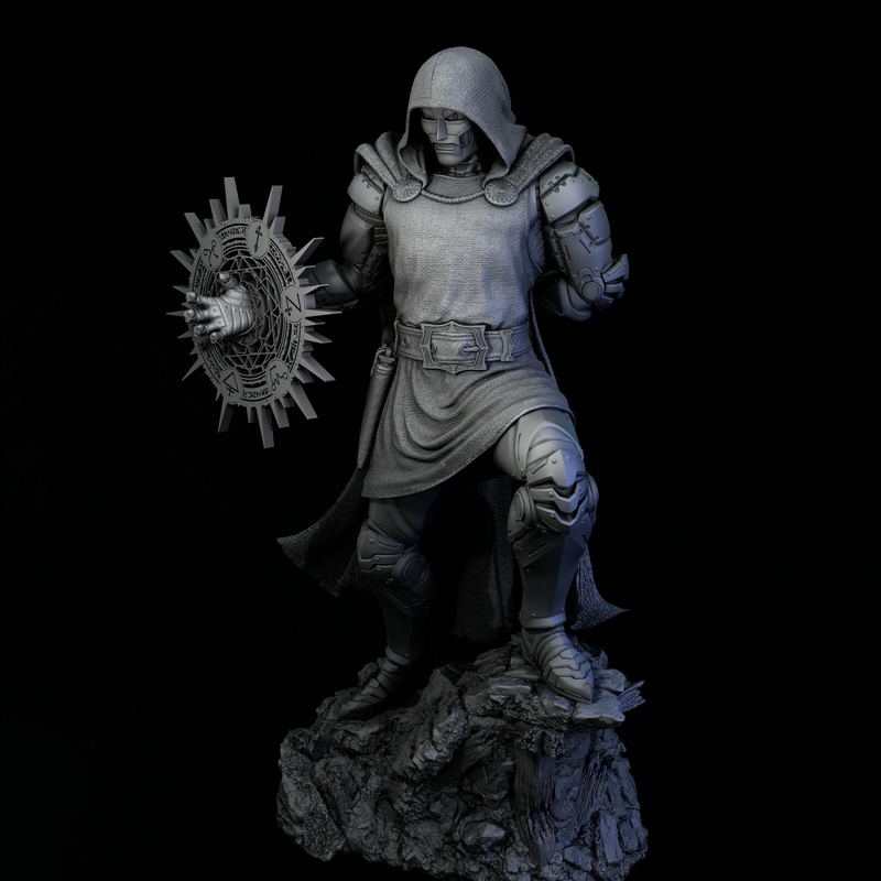 NiceX - 3D打印模型 - 魔法石板：绿巨人（绿巨人）|NiceX – Dr Doom – 3D Print Model