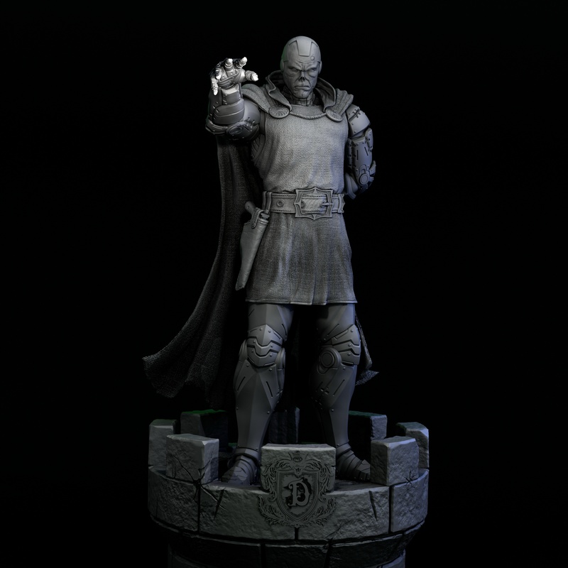 NiceX - 3D打印模型 - 魔法石板：绿巨人（绿巨人）|NiceX – Dr Doom – 3D Print Model
