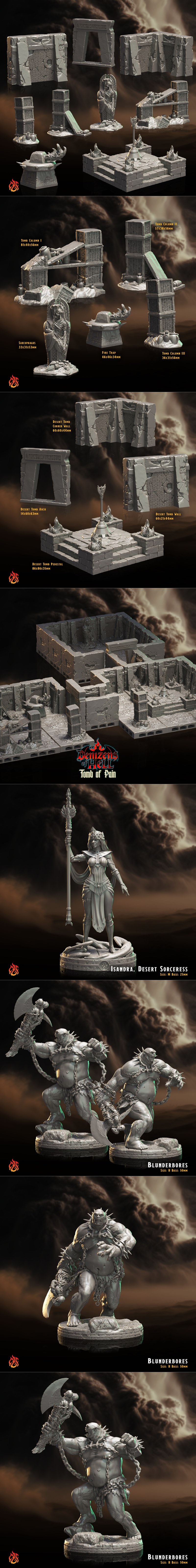 痛苦坟墓 3D打印模型|Crippled God Foundry – Tomb of Pain April 2025 – 3D Print Model STL