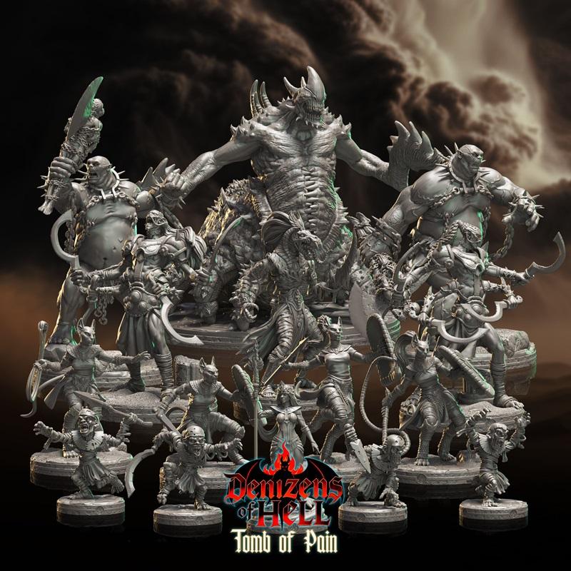 痛苦坟墓 3D打印模型|Crippled God Foundry – Tomb of Pain April 2025 – 3D Print Model STL