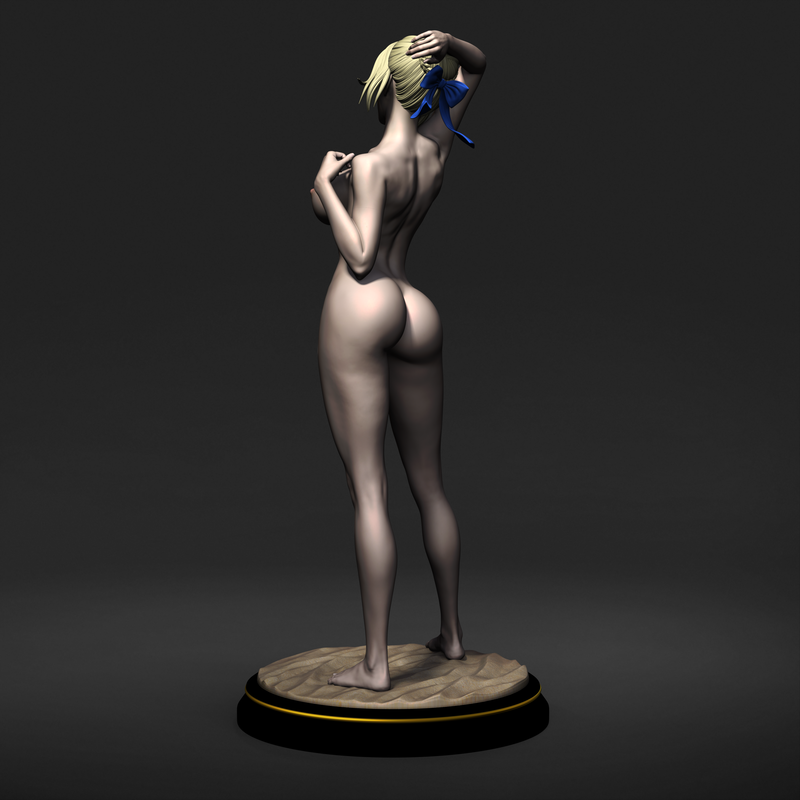 Fate 正义之剑 3D打印模型|Fate Artoria Pendragon (Saber) NSFW – 3D Print Model