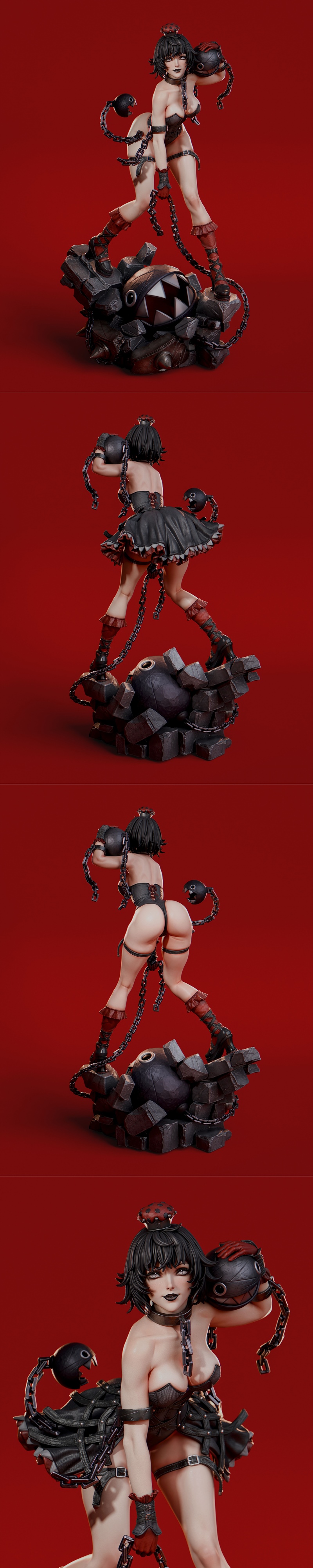 Abe3D 模型：Chompette 3D打印角色模型|Abe3D – Chompette – 3D Print Model STL