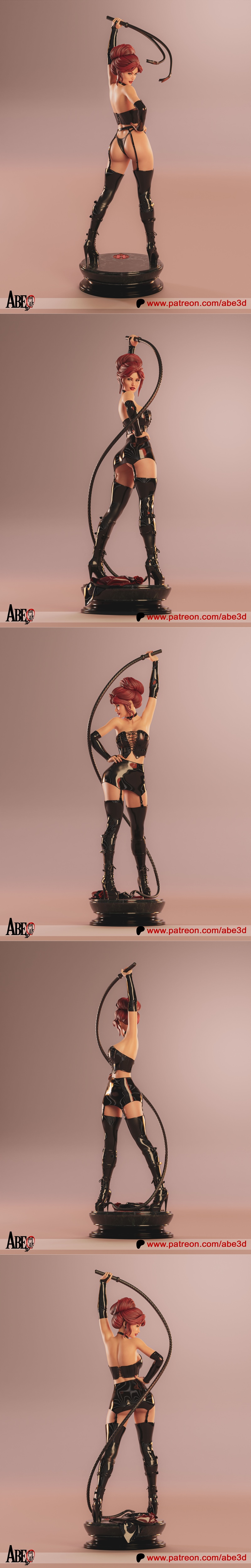Abe3D - 金刚狼 - 黑皇后 3D打印模型|Abe3D – Jean Grey Black Queen – 3D Print Model STL