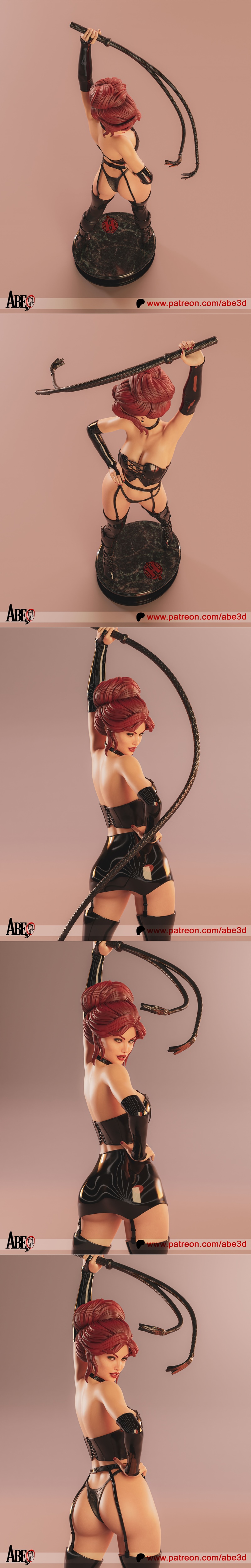 Abe3D - 金刚狼 - 黑皇后 3D打印模型|Abe3D – Jean Grey Black Queen – 3D Print Model STL