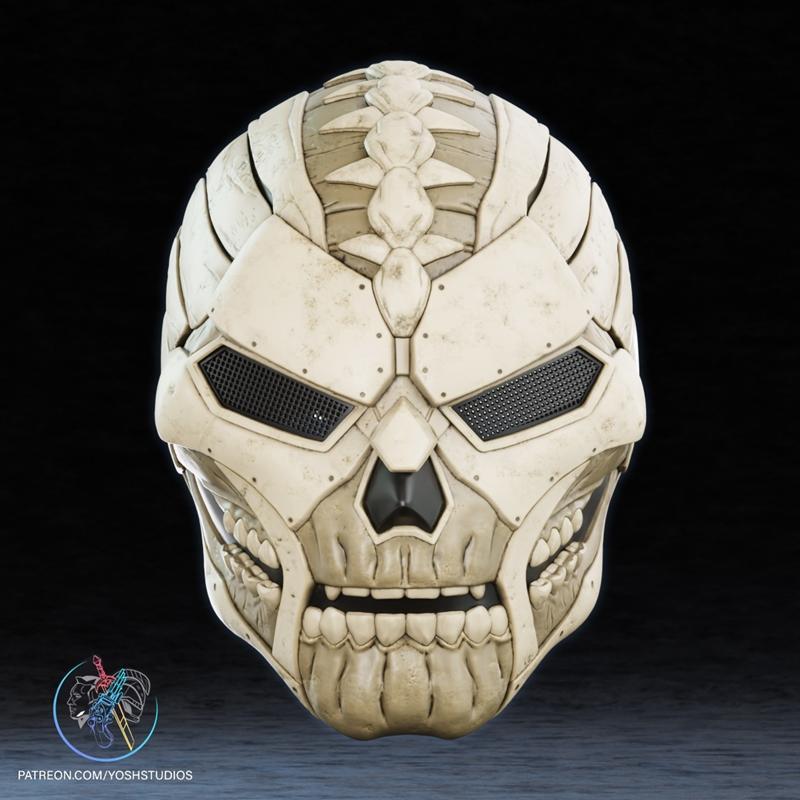 骷髅博士面具 3D打印模型|Skull Dr Doom Mask – 3D Print Model STL