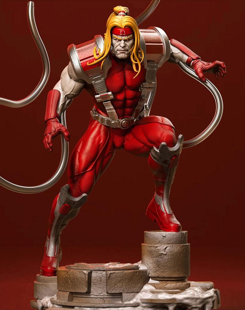 斯塔尔因·基多  Omega红 3D打印模型|Stalyn Quito – Omega Red Statue – 3D Print Model STL