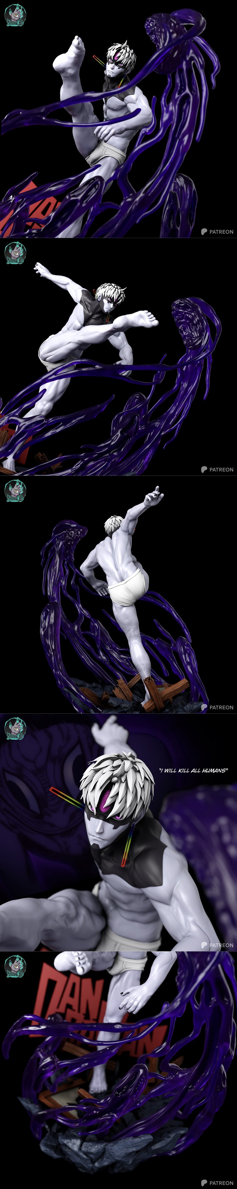 Kaidan 邪恶之眼 3D打印模型|Kaidan – Evil Eye – 3D Print Model STL