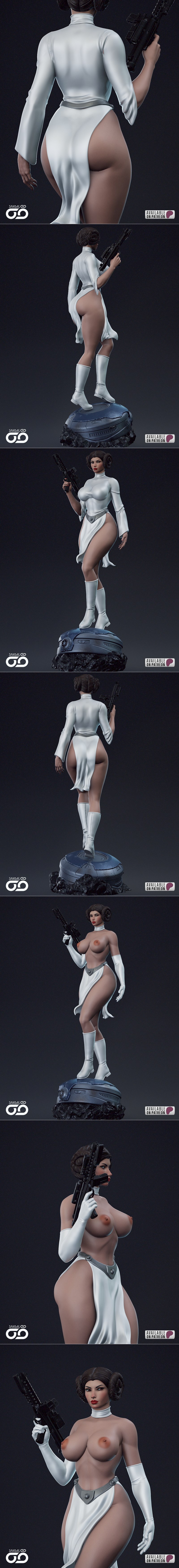 Shadaloo Studios-莱娅公主-3D打印模型|Shadaloo Studios – Princess Leia – 3D Print Model STL