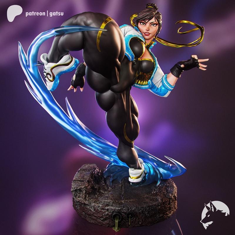 Gatsu Studios SF6 韩服3D打印模型|Gatsu Studios – SF6 Chun-li Concept Costume – 3D Print Model STL