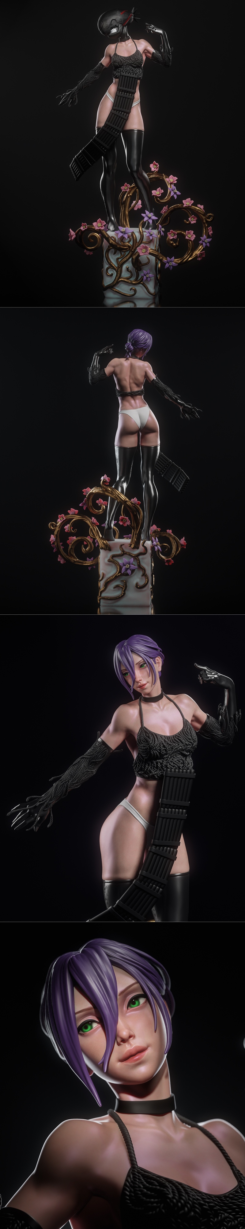 Reze x Bombgirl 3D打印模型|Reze x Bombgirl – 3D Print Model STL