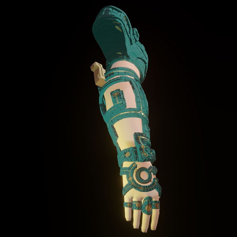 塞尔达传说：王国之泪 3D打印手环套装模型|Link UltraHand and Rings Set Runes Zelda Tears of the Kingdom 3D print model