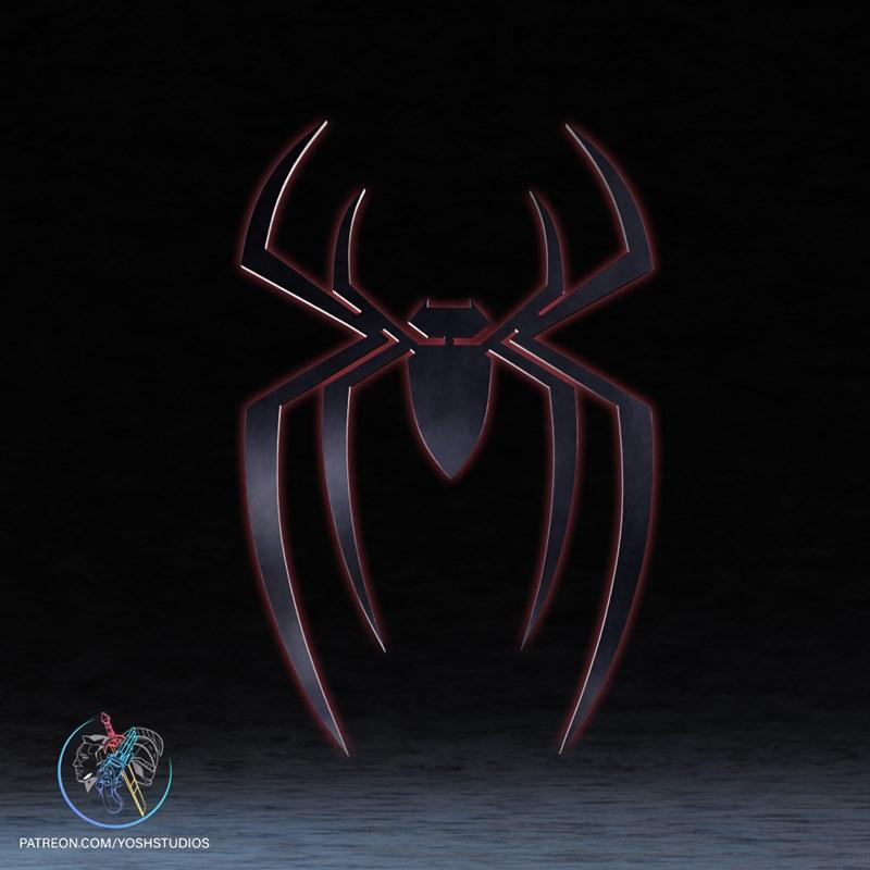 蜘蛛侠 新日象征 3D打印模型|Spider-Man Brand New Day Symbol – 3D Print Model STL