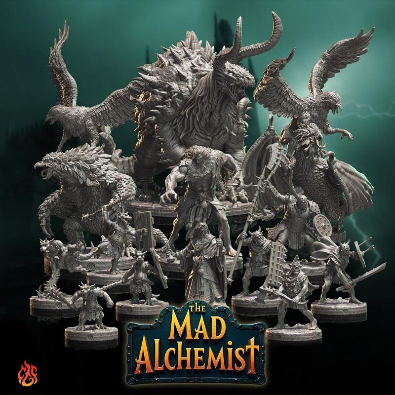 畸形之神工坊 – 疯狂炼金术士 2025年 3D打印模型|Crippled God Foundry – The Mad Alchemist May 2025 – 3D Print Model STL
