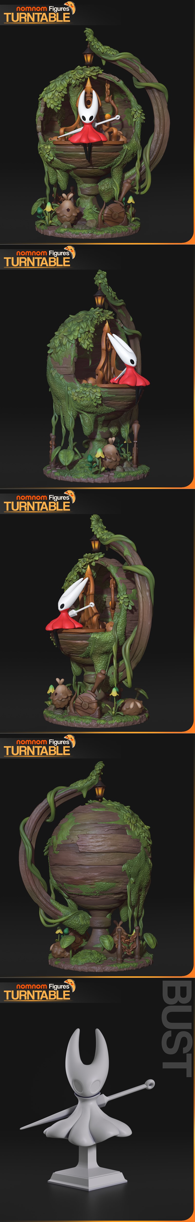 空洞骑士 蜂鸟 3D打印模型|Nomnom Figures – Hornet from Hollow Knight – 3D Print Model STL