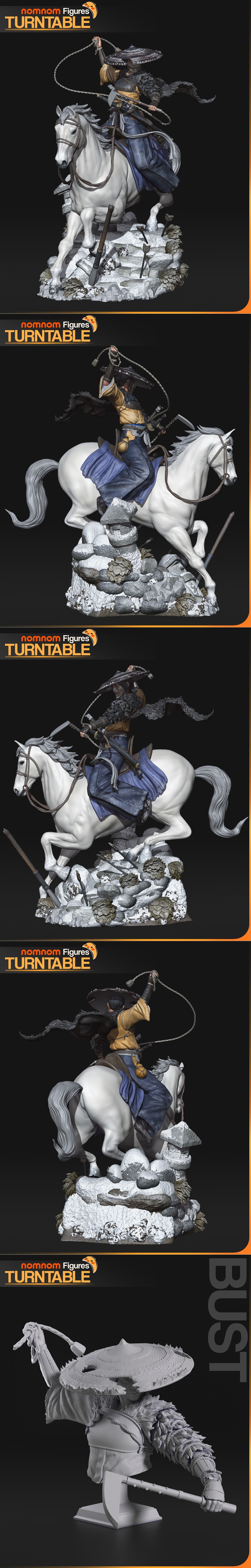 Atsu角色3D打印模型|Nomnom Figures – Atsu from Ghost of Yotei – 3D Print Model STL
