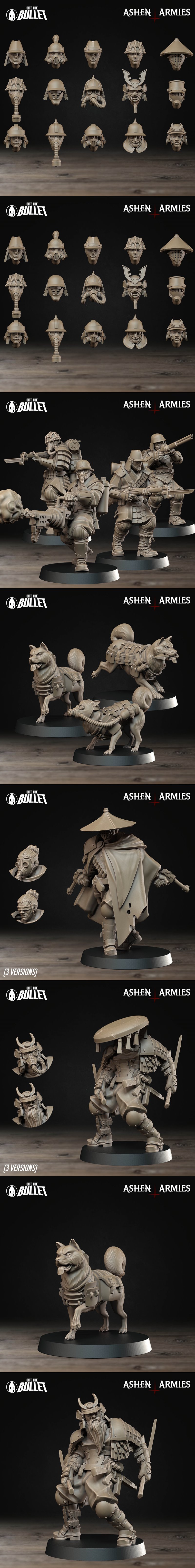 咬子弹——圣幕王朝 3D打印模型|Bite the Bullet – Bullet Crusade – Holy Shogunate September 2025 – 3D Print Model STL