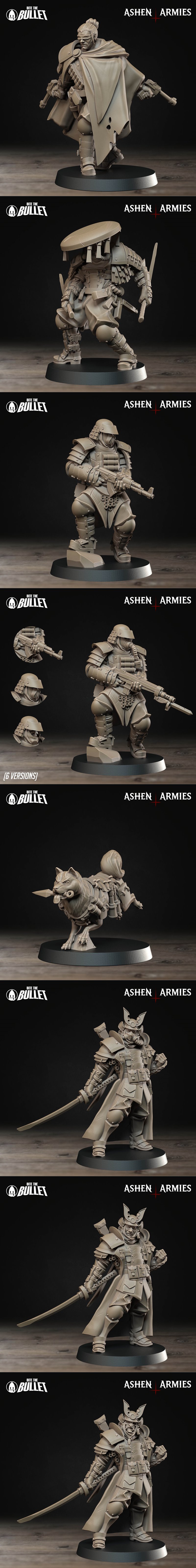 咬子弹——圣幕王朝 3D打印模型|Bite the Bullet – Bullet Crusade – Holy Shogunate September 2025 – 3D Print Model STL