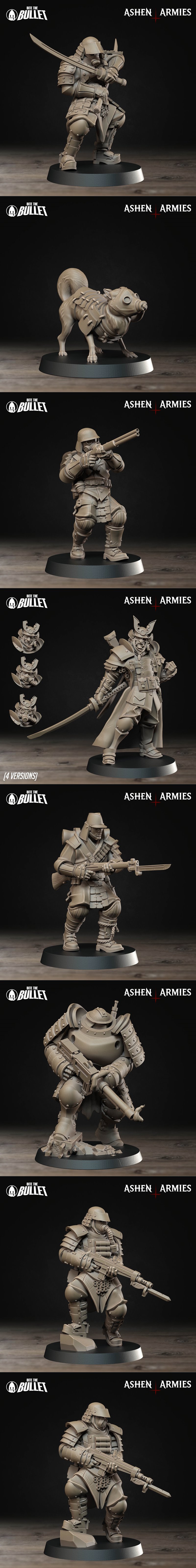 咬子弹——圣幕王朝 3D打印模型|Bite the Bullet – Bullet Crusade – Holy Shogunate September 2025 – 3D Print Model STL